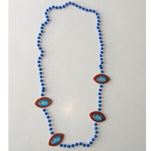 🎯 10 for $10 / Vintage Collectible Bud Light Football Beaded Necklace